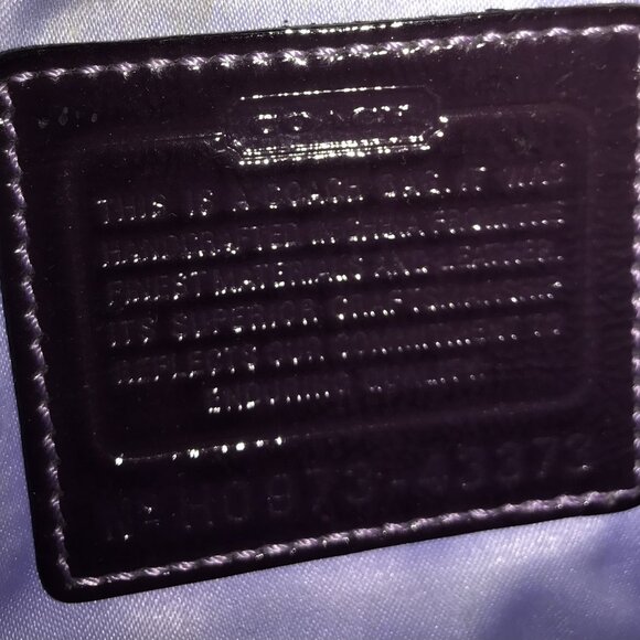 Coach Purple Crossbody - Picture 5 of 6
